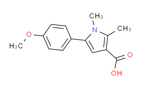 MC1P0556 | 724744-85-8 | 5-(4-Methoxyphenyl)-1,2-dimethyl-1H-pyrrole-3-carboxylic acid