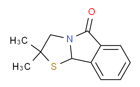 MC1P1812 | 3063-82-9 | 2,2-DIMETHYL-2,3-DIHYDRO[1,3]THIAZOLO[2,3-A]ISOINDOL-5(9BH)-ONE
