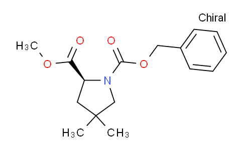 1612854-50-8 | (S)-1-Cbz-4,4-dimethyl-pyrrolidine-2-carboxylic acid methyl ester