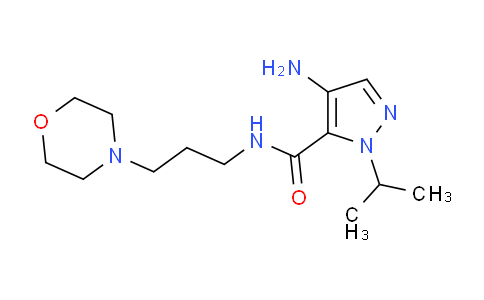 2101196-00-1 | 1H-Pyrazole-5-carboxamide, 4-amino-1-(1-methylethyl)-N-[3-(4-morpholinyl)propyl]-