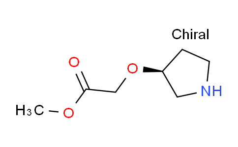 1373232-24-6 | (S)-(Pyrrolidin-3-yloxy)-acetic acid methyl ester