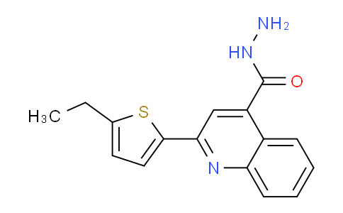 956576-46-8 | 2-(5-Ethylthien-2-yl)quinoline-4-carbohydrazide
