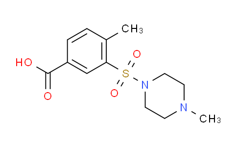 MC1R6386 | 1036541-46-4 | 4-Methyl-3-(4-methylpiperazin-1-yl)sulfonylbenzoic acid