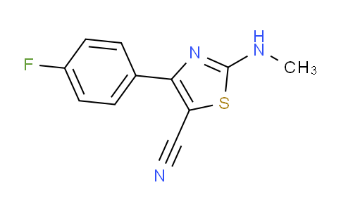 1889035-49-7 | 4-(4-氟苯基)-2-(甲氨基)噻唑-5-腈
