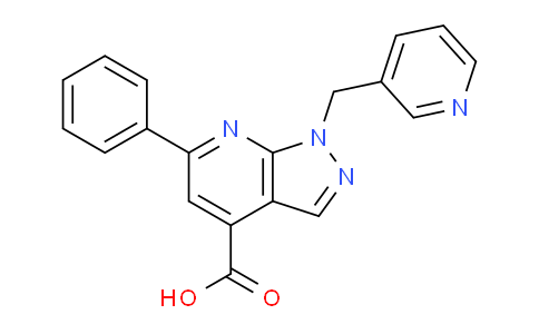 MC1S6489 | 920627-44-7 | 6-Phenyl-1-(pyridin-3-ylmethyl)-1H-pyrazolo[3,4-b]pyridine-4-carboxylic acid