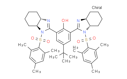2102316-91-4 | 2,6-Bis[(3aS,7aS)-1-(2,4,6-trimethylphenyl)sulfonyl-3a,4,5,6,7,7a-hexahydrobenzimidazol-2-yl]-4-tert-butylphenol