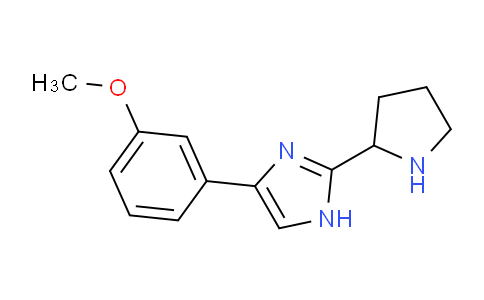MC1T8484 | 1153104-36-9 | 4-(3-methoxyphenyl)-2-(pyrrolidin-2-yl)-1H-imidazole