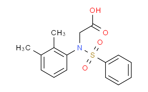 MC1T9593 | 431940-13-5 | N-(2,3-二甲基苯基)-N-(苯磺酰基)甘氨酸