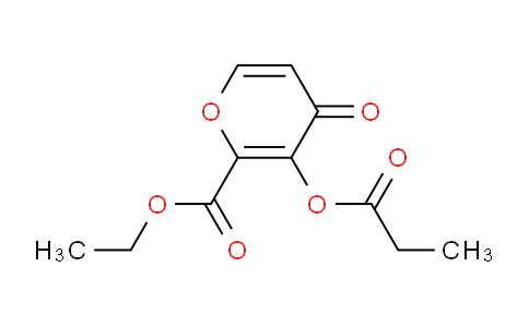 CAS No. 2061980-23-0, Ethyl 4-oxo-3-(propionyloxy)-4H-pyran-2-carboxylate