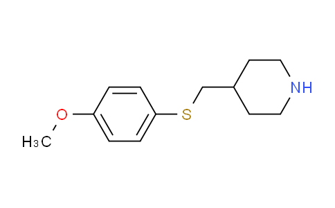1249407-63-3 | 4-{[(4-methoxyphenyl)sulfanyl]methyl}piperidine