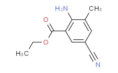 CAS No. 1032667-90-5, Ethyl 2-amino-5-cyano-3-methylbenzoate