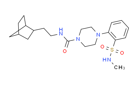 MC1W0382 | 2419378-00-8 | 1-哌嗪甲酰胺，N-(2-双环[2.2.1]庚-2-基乙基)-4-[2-[(甲基氨基)磺酰基]苯基]-