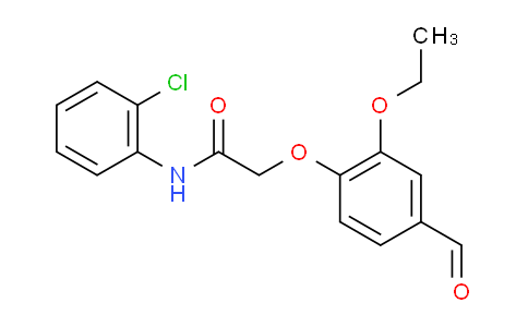 575499-01-3 | N-(2-氯苯基)-2-(2-乙氧基-4-甲酰基苯氧基)乙酰胺