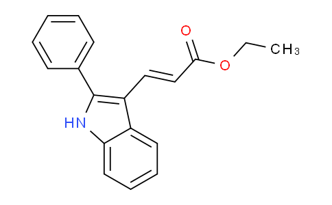 MC1Y6381 | 1017968-62-5 | Ethyl 3-(2-phenyl-1H-3-indolyl)-acrylate