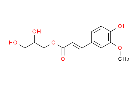 MC1Y7886 | 120601-69-6 | 2,3-dihydroxypropyl (2E)-3-(4-hydroxy-3-methoxyphenyl)prop-2-enoate