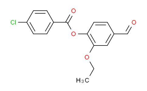 DY1Y9594 | 431985-11-4 | 2-Ethoxy-4-formylphenyl 4-chlorobenzoate