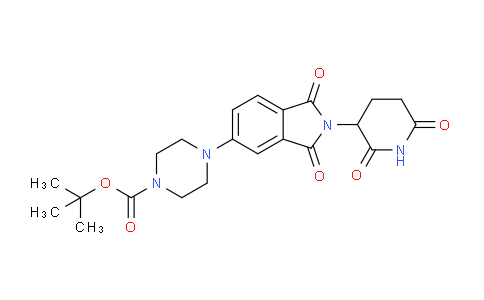 2222114-64-7 | tert-butyl 4-(2-(2,6-dioxopiperidin-3-yl)-1,3-dioxoisoindolin-5-yl)piperazine-1-carboxylate