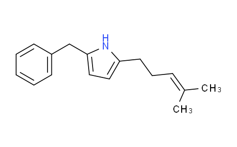 CAS No. 1422518-35-1, 1H-Pyrrole, 2-(4-methyl-3-penten-1-yl)-5-(phenylmethyl)-