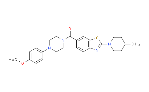 MC1Z9353 | 906258-69-3 | (4-(4-Methoxyphenyl)piperazin-1-yl)(2-(4-methylpiperidin-1-yl)benzo[d]thiazol-6-yl)methanone
