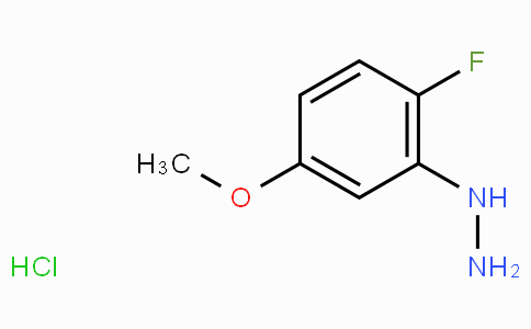 CAS No. 1198283-29-2, 2-Fluoro-5-methoxyphenylhydrazine hydrochloride