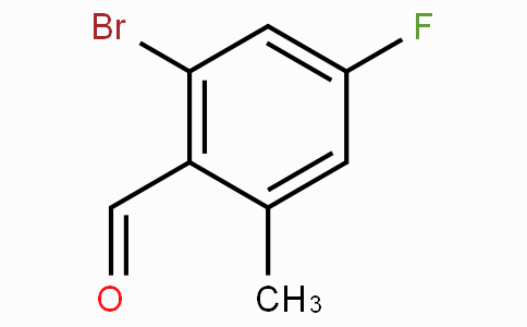CAS No. 916792-19-3, 2-Bromo-4-fluoro-6-methyl
benzaldehyde