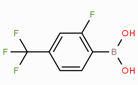 CAS No. 503309-11-3, 2-Fluoro-4-(trifluoromethyl)phenylboronic acid