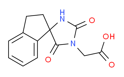 879319-16-1 | 2-{2,5-dioxo-2',3'-dihydrospiroimidazolidine-4,1'-indene-1-yl}acetic acid