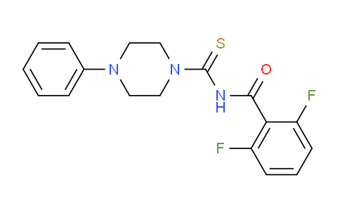 497060-84-1 | 2,6-Difluoro-N-(4-phenylpiperazine-1-carbothioyl)benzamide
