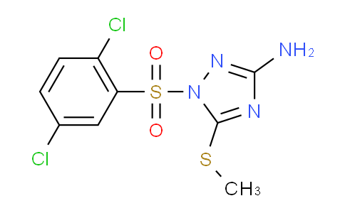 497083-26-8 | 1-((2,5-Dichlorophenyl)sulfonyl)-5-methylthio-1,2,4-triazole-3-ylamine