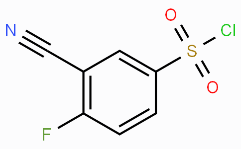 CAS No. 351003-23-1, 3-氰基-4-氟苯磺酰氯