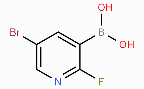 CAS No. 501435-91-2, 5-Bromo-2-fluoro-3-pyridineboronic acid