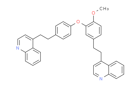MC202F56 | 365542-46-7 | 4-[2-(4-{2-methoxy-5-[2-(4-quinolinyl)ethyl]phenoxy}phenyl)ethyl] Quinoline