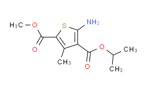 350996-98-4 | 4-Isopropyl 2-methyl 5-amino-3-methylthiophene-2,4-dicarboxylate
