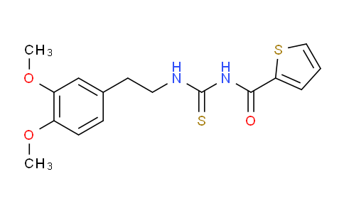 MC203R24 | 797797-93-4 | 1-[2-(3,4-Dimethoxy-phenyl)-ethyl]-3-(thiophene-2-carbonyl)-thiourea