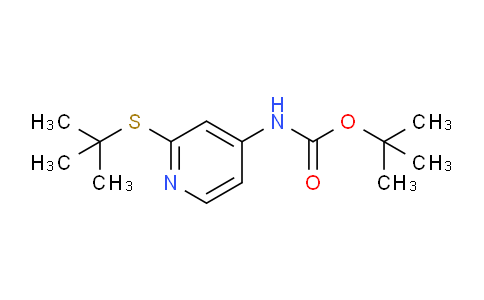 2301857-90-7 | Carbamic acid, N-[2-[(1,1-dimethylethyl)thio]-4-pyridinyl]-, 1,1-dimethylethyl ester