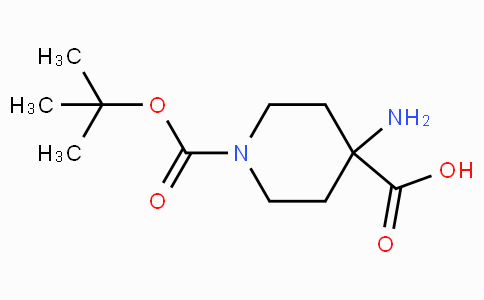 CAS No. 183673-71-4, 4-Amino-1-boc-piperidine-4-carboxylic acid