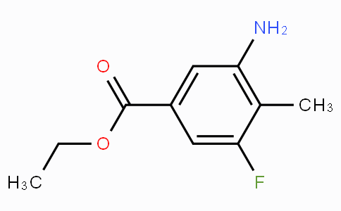 CAS No. 713-47-3, Ethyl 3-amino-5-fluoro-4-methylbenzoate