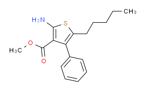 MC205N75 | 1437311-99-3 | Methyl 2-amino-5-pentyl-4-phenylthiophene-3-carboxylate