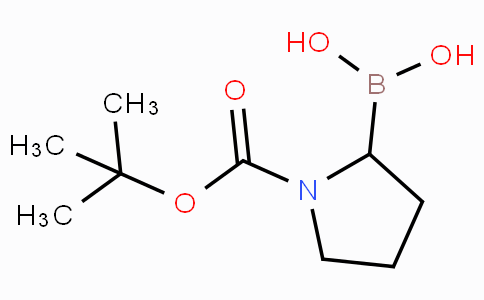 CAS No. 149682-75-7, N-叔丁氧羰基吡咯烷-2-硼酸