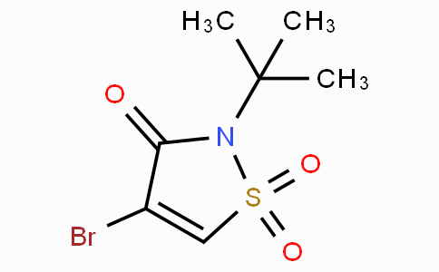 CAS No. 126623-65-2, 4-Bromo-2-tert-butyl-1,1-dioxo-1,2-dihydroisothiazol-3-one
