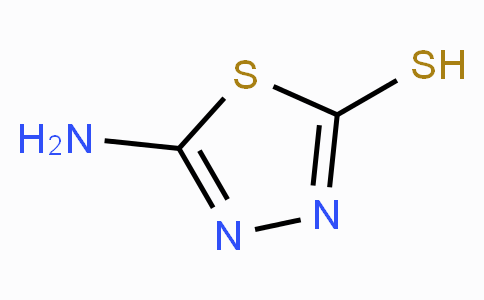 CAS No. 2349-67-9, 2-氨基-5-巯基-1,3,4-噻二唑