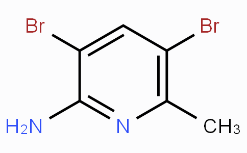CAS No. 91872-10-5, 2-アミノ-3,5-ジブロモ-6-メチルピリジン