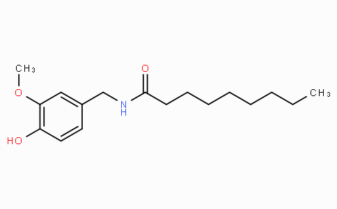 CAS No. 2444-46-4, Pelargonic acid vanillylamide