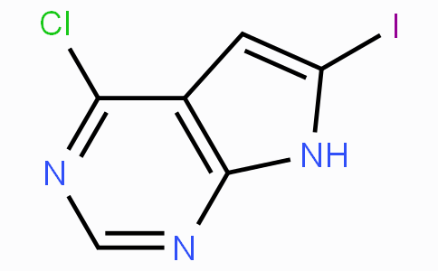 CAS No. 876343-10-1, 4-Chloro-6-iodo-7H-pyrrolo[2,3-d]pyrimidine
