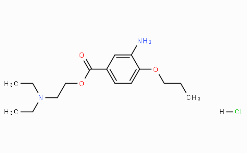 CAS No. 5875-06-9, プロパラカイン塩酸塩