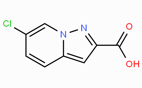 CAS No. 876379-75-8, 6-Chloropyrazolo[1,5-a]pyridine-2-carboxylic acid