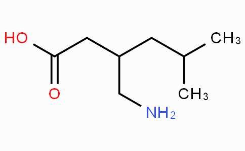 CAS No. 128013-69-4, 3-(氨甲基)-5-甲基己酸