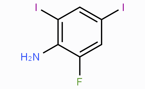 CAS No. 1301739-25-2, 2,4-Diiodo-6-fluoroaniline