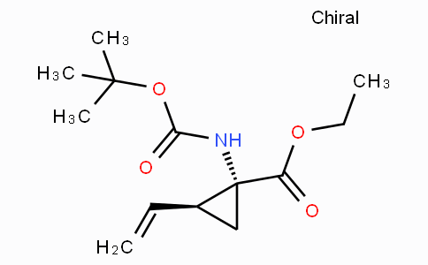 259217-95-3 | (1R,2S)-REL-1-[[(1,1-二甲基乙氧基)羰基]氨基]-2-乙烯基-环丙羧酸乙酯