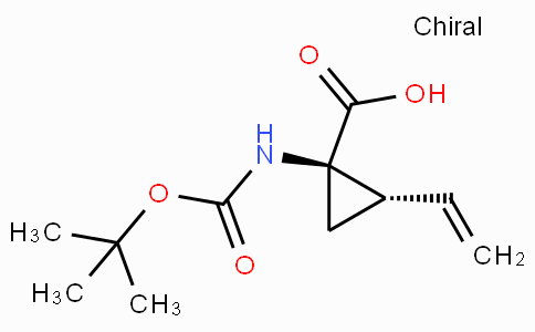 MC20869 | 159622-10-3 | (1R,2S)-1-[(tert-ブトキシカルボニル)アミノ]-2-ビニルシクロプロパンカルボン酸